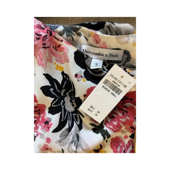 NWT Abercrombie Floral Boho beach resort Feminine Flowy romantic dress - Picture 2 of 5